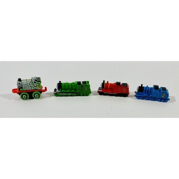 Thomas The Train And Friends Mini Toys Lot of 4 Henry James Percy Cake Toppers - Picture 1 of 11